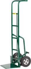 Little Giant - 800 Lb Capacity 60" OAH Hand Truck - Continuous Handle, Steel, Solid Rubber Wheels - Top Tool & Supply