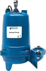 Goulds Pumps - 2 hp, 200 Amp Rating, 200 Volts, Single Speed Continuous Duty Operation, Sewage Pump - 3 Phase, Cast Iron Housing - Top Tool & Supply