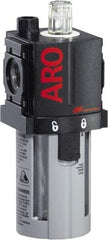 ARO/Ingersoll-Rand - 1/4" NPT, 150 Max psi Compact Modular Lubricator - Polycarbonate Bowl, Aluminum Body, 51 CFM, 125°F Max Temp, 2.2 Long x 2.24" Wide x 5.98" High - Top Tool & Supply