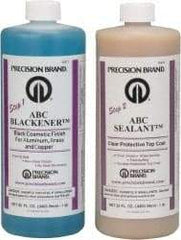 Precision Brand - 1 Quart Bottle ABC Blackener and Sealant Kit - (2) 32 Fluid Ounce Bottles - Top Tool & Supply