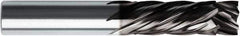 RobbJack - 3/8" Cutting Diam x 1" Length of Cut, 6 Flute, Compression Spiral Router Bit - Diamond Coated, Right Hand Cut, Solid Carbide, 2-1/2" OAL x 3/8" Shank Diam, Compression - Top Tool & Supply