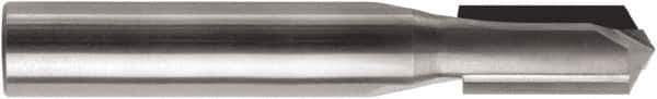 RobbJack - 1/2" Diam, 1/2" Shank Diam, 7/8" Length of Cut, 2 Flute Drill Point End Straight Router Bit - 3" Overall Length, Right Hand Cut, Solid Carbide - Top Tool & Supply