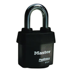 Hi-Vis Aluminum Padlock - 2 1/4″ Body Width; Keyed: Alike - Top Tool & Supply