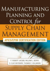 McGraw-Hill - MANUFACTURING PLANNING AND CONTROL FOR SUPPLY CHAIN MANAGEMENT Handbook, 1st Edition - by F. Robert Jacobs, D. Clay Whybark, William Berry & Thomas Vollmann, McGraw-Hill, 2011 - Top Tool & Supply