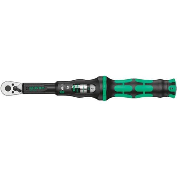 Wera - Torque Wrenches Type: Adjustable Drive Size (Inch): 1/4 - Top Tool & Supply