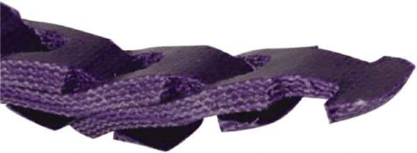 Fenner Drives - Section Round, 3/8" Diam, Adjustable Replacement Belt - Polyester/Polyurethane Composite, Purple, Link Style Round Belt - Top Tool & Supply