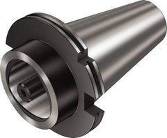 Sandvik Coromant - ISO50;C6 System Size, ISO50 Taper, Modular Tool Holding System Adapter - 80mm Projection, 63mm Body Diam, 181.8mm OAL, Through Coolant - Exact Industrial Supply