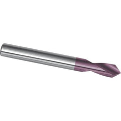 Magafor - 4mm Body Diam, 90°, 50mm OAL, Solid Carbide Spotting Drill - Top Tool & Supply