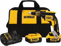 DeWALT - 20 Volt Lithium-Ion Battery Pistol Grip Cordless Screwdriver - 4,400 RPM, 266 In/Lb Torque - Top Tool & Supply