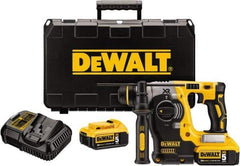 DeWALT - 20 Volt 1" SDS Chuck Cordless Rotary Hammer - 0 to 4,500 BPM, 0 to 1,200 RPM, Reversible - Top Tool & Supply