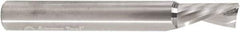 Amana Tool - 3/8" Cutting Diam x 3/4" Length of Cut, 1 Flute, Downcut Spiral Router Bit - Uncoated, Right Hand Cut, Solid Carbide, 3" OAL x 1/4" Shank Diam, 30° Helix Angle - Top Tool & Supply