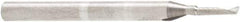 Amana Tool - 1/16" Cutting Diam x 1/4" Length of Cut, 1 Flute, Upcut Spiral Router Bit - Uncoated, Right Hand Cut, Solid Carbide, 1-1/2" OAL x 1/8" Shank Diam, 30° Helix Angle - Top Tool & Supply