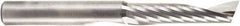 Amana Tool - 3/8" Cutting Diam x 1-5/8" Length of Cut, 1 Flute, Upcut Spiral Router Bit - Uncoated, Right Hand Cut, Solid Carbide, 3-1/2" OAL x 3/8" Shank Diam, 30° Helix Angle - Top Tool & Supply