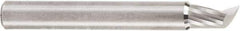 Amana Tool - 1/4" Cutting Diam x 3/8" Length of Cut, 1 Flute, Upcut Spiral Router Bit - Uncoated, Right Hand Cut, Solid Carbide, 2" OAL x 1/4" Shank Diam, 20° Helix Angle - Top Tool & Supply