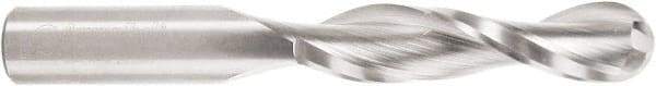 Amana Tool - 1/2" Cutting Diam x 2-1/8" Length of Cut, 2 Flute, Upcut Spiral Router Bit - Uncoated, Right Hand Cut, Solid Carbide, 4" OAL x 1/2" Shank Diam, Core Box, 30° Helix Angle - Top Tool & Supply