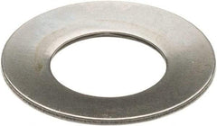 Associated Spring Raymond - 21/32" Bolt, Grade 302 Stainless Steel, Uncoated, Belleville Disc Spring - 0.105" High, 0.085" Thick - Top Tool & Supply