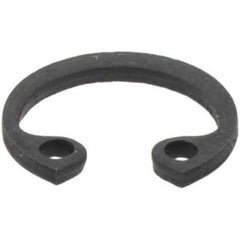 Made in USA - 8mm Nominal, 0.8mm Thick, Plain Finish, Spring Steel Snap Internal Retaining Ring - 8.4mm Groove Diam - Top Tool & Supply