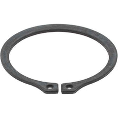 Made in USA - 1.35" Groove Diam, 1-7/16" Shaft Diam, Phosphate Spring Steel, Snap External Retaining Rings - 0.056" Groove Width, 0.044" Groove Depth, 0.05" Ring Thickness, Grade 1060-1090 - Top Tool & Supply