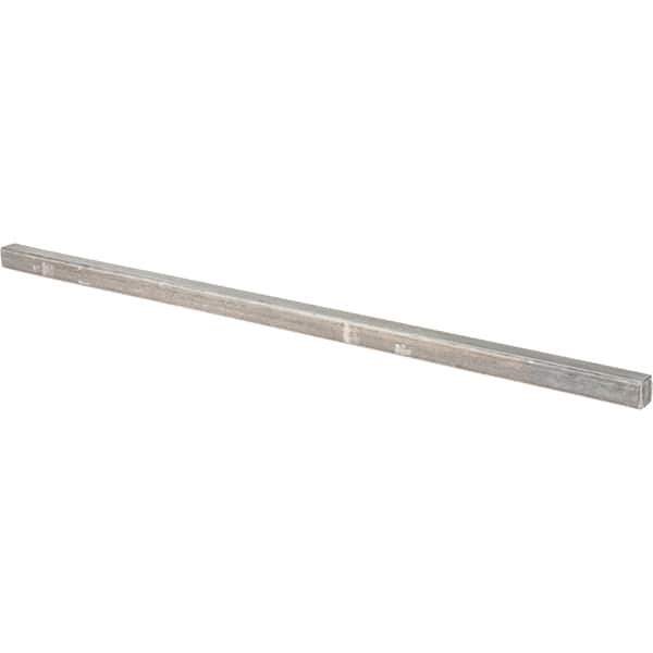 Value Collection - 12" Long x 3/8" High x 3/8" Wide, Plain Steel Oversized Key Stock - Cold Drawn Steel - Top Tool & Supply