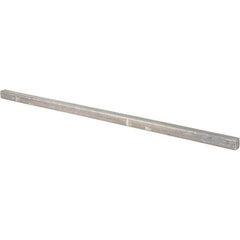 Value Collection - 12" Long x 3/8" High x 3/8" Wide, Plain Steel Oversized Key Stock - Cold Drawn Steel - Top Tool & Supply