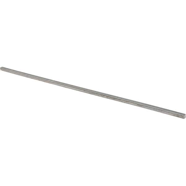 Value Collection - 12" Long x 3/16" High x 3/16" Wide, Plain Steel Undersized Key Stock - Cold Drawn Steel - Top Tool & Supply