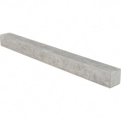 Value Collection - 12" Long x 1" High x 1" Wide, Plain Steel Undersized Key Stock - Cold Drawn Steel - Top Tool & Supply