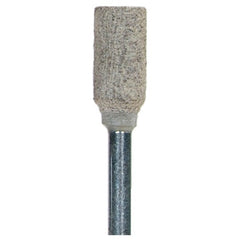 1/4″ × 1/2″ 1/8″ Spindle Cotton Fiber Mounted Point W163 120 Grit A/O - Top Tool & Supply