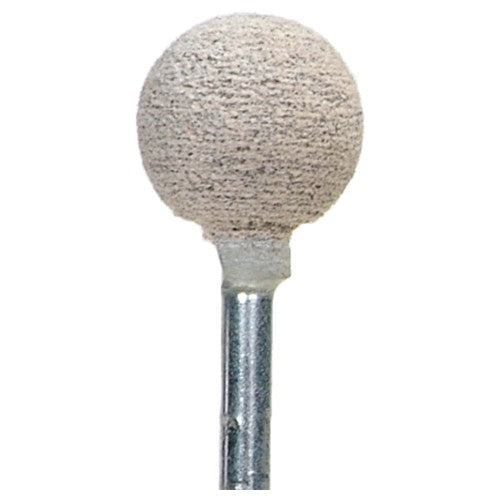 1/2″ × 1/2″ 1/8″ Spindle Cotton Fiber Mounted Point B121 80 Grit Aluminum Oxide - Top Tool & Supply