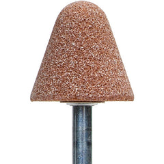 ‎1-1/4″ × 1-1/4″ 1/4″ Spindle Gemini Mounted Point A4 60 Grit Aluminum Oxide - Top Tool & Supply