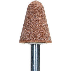 ‎3/4″ × 1-1/8″ 1/4″ Spindle Gemini Mounted Point A5 60 Grit Aluminum Oxide - Top Tool & Supply