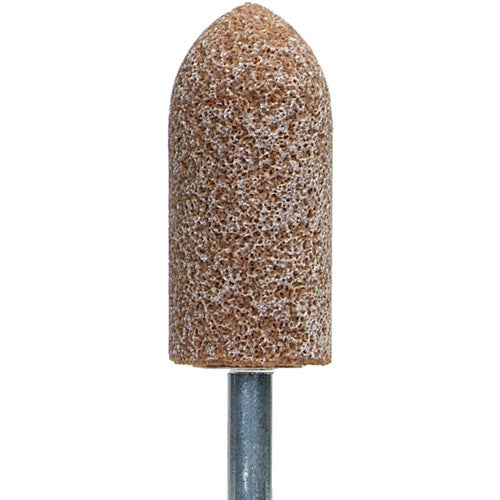 7/8″ × 2″ 1/4″ Spindle Gemini Mounted Point A11 36 Grit Aluminum Oxide - Top Tool & Supply