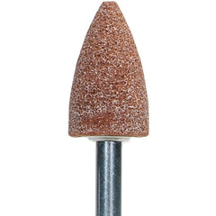 ‎11/16″ × 1-1/4″ 1/4″ Spindle Gemini Mounted Point A12 60 Grit Aluminum Oxide - Top Tool & Supply