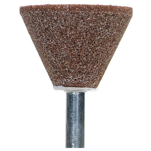 ‎1-3/8″ × 1″ 1/4″ Spindle Gemini Mounted Point A31-60 Grit Aluminum Oxide - Top Tool & Supply