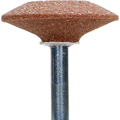 ‎1-5/8″ × 3/8″ 1/4″ Spindle Gemini Mounted Point A36 60 Grit Aluminum Oxide - Top Tool & Supply