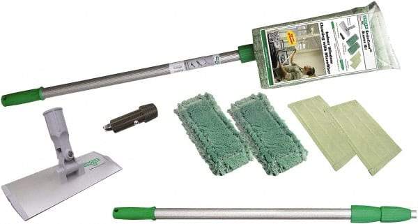 Unger - 8" Wide Microfiber Strip Washer Window Cleaning Kit - Microfiber, 8 Inch Wide Blade - Top Tool & Supply