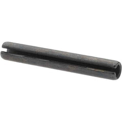 Bee Leitzke - 7/32" Diam x 1-1/2" Long Slotted Spring Pin - Grade 1070-1090 Alloy Steel, Uncoated - Top Tool & Supply