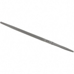 Value Collection - 6" Long, Smooth Cut, Round American-Pattern File - Double Cut - Top Tool & Supply