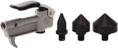 Value Collection - 4 Piece Aluminum Body Air Gun Kit - 1/4 NPT Inlet, 150 Max psi, Aluminum Hose - Top Tool & Supply