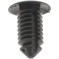 Value Collection - 8mm Hole Diam, Ratchet Shank, Nylon Panel Rivet - 8mm Material Thickness - Top Tool & Supply