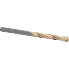 Made in USA - 15/64" High Speed Steel, 135° Point, Straight Shank Maintenance Drill Bit - Top Tool & Supply