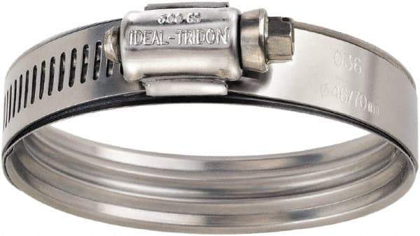 IDEAL TRIDON - 2-1/8" Hose, 9/16" Wide, Constant Torque Clamp - 1-11/16 to 2-9/16" Diam, Stainless Steel - Top Tool & Supply