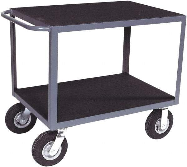 Jamco - 1,200 Lb Capacity, 36" Wide x 24" Long x 35" High Instrument Cart - 2 Shelf, Steel - Top Tool & Supply