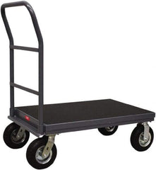 Jamco - 1,200 Lb Capacity Platform Truck - Steel Deck, 48" OAW, 12" Platform Height - Top Tool & Supply