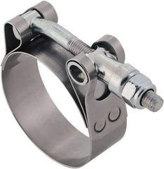 IDEAL TRIDON - 5-1/2 to 5.81" Hose, 3/4" Wide, T-Bolt Hose Clamp - 5-1/2 to 5.81" Diam, Stainless Steel - Top Tool & Supply