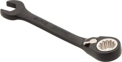 Proto - 5/16" 12 Point Offset Combination Wrench - 15° Offset Angle, 3-1/2" OAL, Steel, Black Chrome Finish - Top Tool & Supply