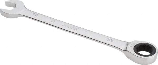 Proto - 16mm 12 Point Combination Wrench - 0° Offset Angle, 8-3/16" OAL, Steel, Chrome Finish - Top Tool & Supply