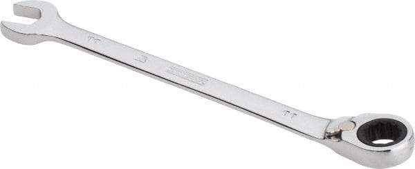 Proto - 11mm 12 Point Combination Wrench - 0° Offset Angle, 6-1/2" OAL, Steel, Chrome Finish - Top Tool & Supply