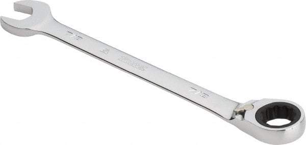 Proto - 7/8" 12 Point Combination Wrench - 0° Offset Angle, 11-7/16" OAL, Steel, Chrome Finish - Top Tool & Supply