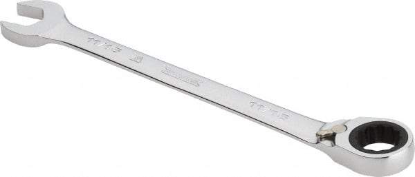 Proto - 11/16" 12 Point Combination Wrench - 0° Offset Angle, 8-7/8" OAL, Steel, Chrome Finish - Top Tool & Supply