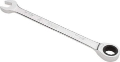 Proto - 7/16" 12 Point Combination Wrench - 0° Offset Angle, 6-1/2" OAL, Steel, Chrome Finish - Top Tool & Supply